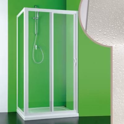 Cabine douche 75×110 CM en acrylique mod. Mercurio avec ouverture laterale