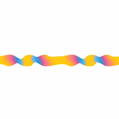 Frise décorative adhésive, Multicouleurs, Contemporain, Motif Découpé, 5 cm X 300 cm