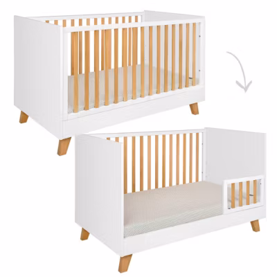 Lit evolutif 70×140 Novelies Zara Blanc
