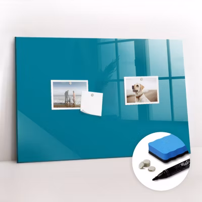 Tableau Magnétique Wallfluent 60×40 cm Couleur de la mer Marqueur noir Mémos & Organisation