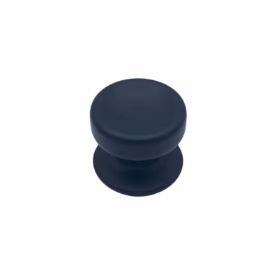 Bouton tirant de porte fixe D70 mm en aluminium Noir – breveté – lot de 6 boutons