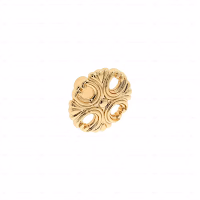 Boutons pour meubles en zamac Diamètre 37 plaqué or