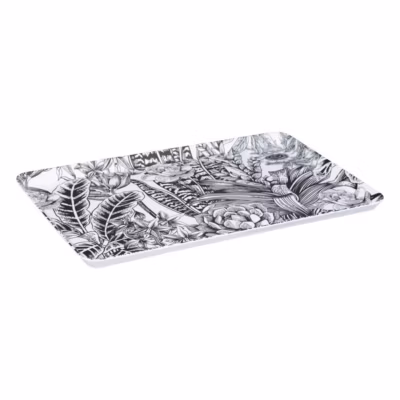 Plateau rectangle 45x30cm végétal – Multicolore- 5five