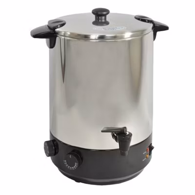 Stérilisateur de bocaux électrique inox avec robinet et minuteur 19l 1650w Kitchen Chef ZJ-200TD
