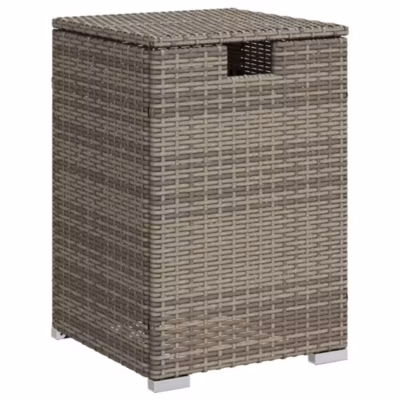 Table de couverture de bouteille de propane gris 40x40x60 cm vidaXL