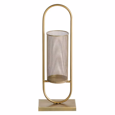 Bougeoir BOHOL Métal 53 cm Doré