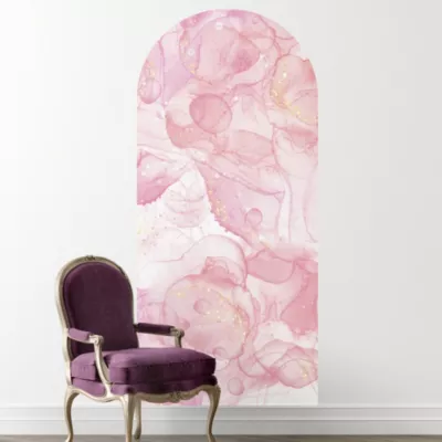 Sticker arche florale pastel 200x91cm