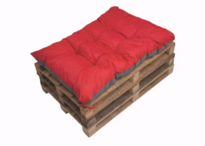 Coussin de palette 120x80cm, coussins de banc Rouge, coussin extérieur/intérieur coussins de sol confortables