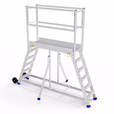 Plateforme 2×3 marches – Hauteur max. de travail 2.75m – PDA75/1500