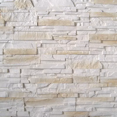 Parement imitation pierre mix beige plâtre 0.72 m2