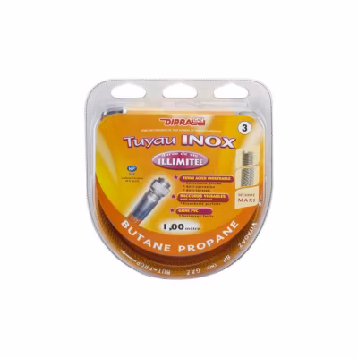 Tuyau Flexible Gaz Inox 1m Ultima Butane Propane – Dipra