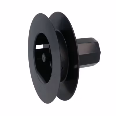 AMIG – Poulie de volet roulant à vis – 120 mm – Nylon – Noir