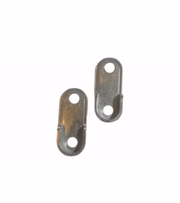 Paire Support de Naissance Ovale Aluminium – Tringle Penderie diamètre 16 mm