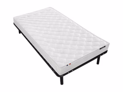 Ensemble 90 x 200 cm cadre à lattes + matelas mousse ép.15cm – ZEUS de YSMÉE