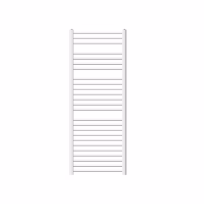 Radiateur de Salle de Bain Design Sahara, 600 x 1500 mm, Blanc, Forme Droite