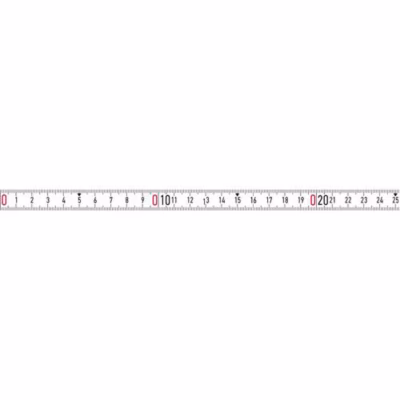 Mètre-ruban BMI 357004001RNL-SK 1 m acier laqué blanc, précision Classe CE II