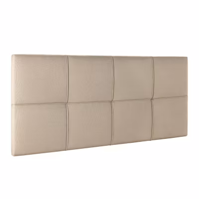Tête de lit tapissée Sicilia 140×60 cm Beige