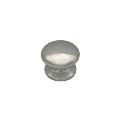 Bouton tirant de porte fixe D70 mm en aluminium Argent poli – breveté