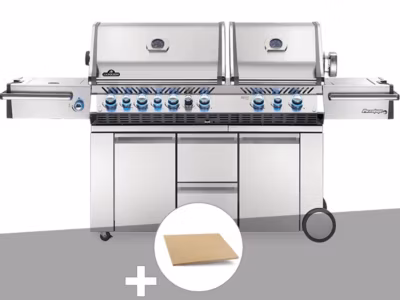 Barbecue à gaz Prestige Pro 825 + Pierre à pizza large rectangle – Napoleon