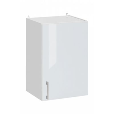Cuisineandcie – Meuble haut de cuisine Eco Blanc Brillant 1 porte L 40 cm