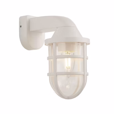 Applique polycarbonate Blanc special Bord de Mer E27 max 60w Haut 21cm Larg 11cm SEASIDE Outdoor