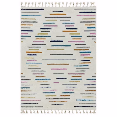 Tapis moderne à franges HARMONY 120×170 cm