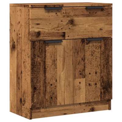 Buffet vieux bois 60x30x70 cm bois d&rsquo;ingénierie vidaXL