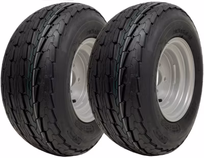 20.5×8.0-10 Roues de remorque 100mm PCD Wanda P815 Road Legal 412kg Load (Set of 2)