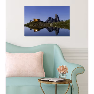 Tableau verre acrylique Refuge De Presset 60 x 40 cm – Décoration murale photo pour la maison