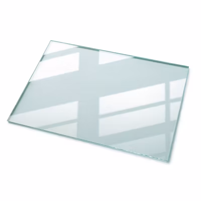 Dessus de table en verre trempé Wallfluent 100×70 cm Transparent