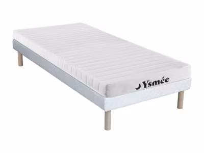 Ensemble 90 x 200 cm sommier + matelas mousse 7 zones ép.12cm – STELO KIDS de YSMÉE