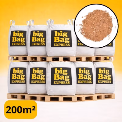 PACK 10 X BIG BAG de +/- 1,5T – 200M² Sable Stabilisé Rose de Provence pour Terrain de Pétanque 0/4 mm – Livraison PREMIUM