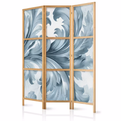 Paravent japonais – Motif botanique  aux couleurs sable