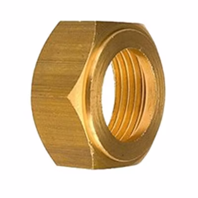 Ecrou à collet battu 20/27 – 14 laiton – GARIS – D02010B