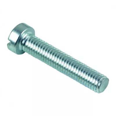vis à métaux tête cylindrique fendue zingué – 4 x 16 mm- vendu par 500
