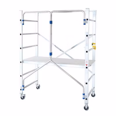 Echafaudage roulant aluminium – Hauteur de Travail 2.90 m
