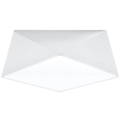 Plafonnier en PVC 2 lampes 35x35x15cm Sollux