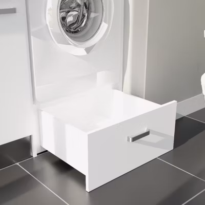 Coffre tiroir pour meuble lave-linge surélevé