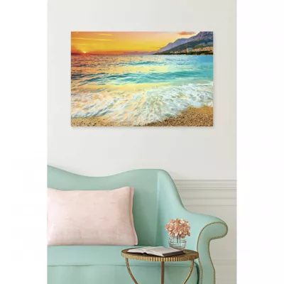 Tableau toile XXL en kit Adriatique 90 x 60 cm – Toile textile sans PVC