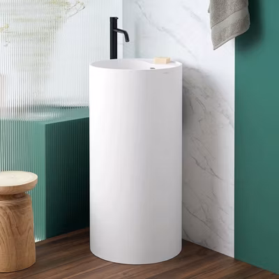 Lavabo colonne design VISTABELLA diam55 cm en sanydur