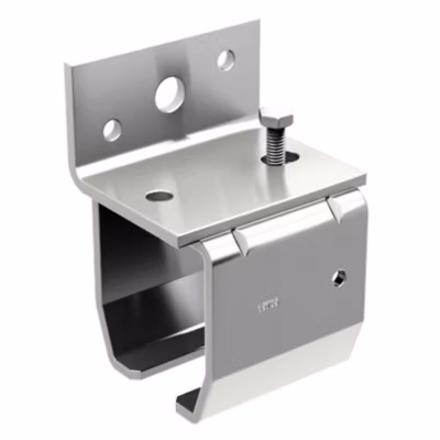 Support équerre enveloppant en INOX 304L pour fixation murale des rails SLID&rsquo;UP SU2067 et SU2068 – 200 kg