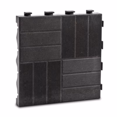 LOT de 26 (4,16 m2) Dalles de terrasse composite anthracite LATERA Original 40x40x4,5 cm