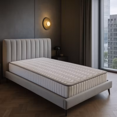Lot de 2 Matelas 70×190 Mousse Poli Lattex Indéformable – Hauteur 23 cm – Soutien Ferme Face Hiver  – Face été  70 190 Super Delux