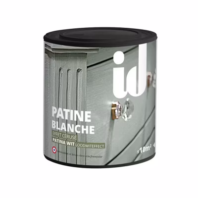 Patine blanche – finition cérusée semi-transparente – ID Paris