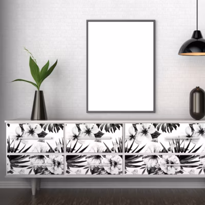Sticker meuble tropical belloto 40 x 60 cm