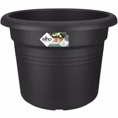Pot De Fleurs Rond GREEN BASICS – Plastique – 40 – Noir