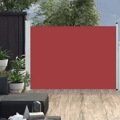 vidaXL Auvent Latéral Rétractable de Patio Store Latéral Brise-vue Abri Soleil Jardin Terrasse Balcon Exterieur Résistant 48385