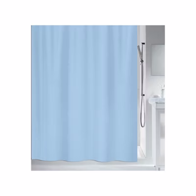 Rideau de douche Polyester MAYA 240x180cm Bleu Clair Spirella