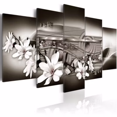 Tableau Flower Prospect 100×50 cm