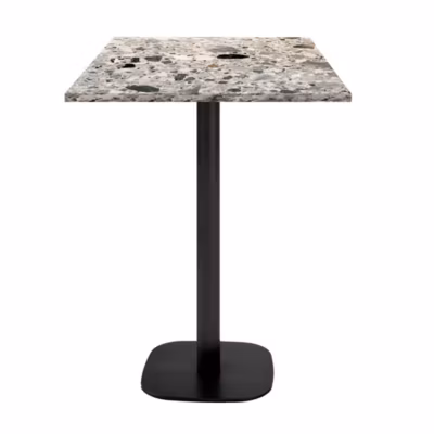 Mange-debout 60x60cm – modèle Round terrazzo cepp – Restootab